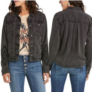 Ariat Washed Black Jean Jacket